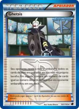 Ghetsis 101 Congelamento de Plasma