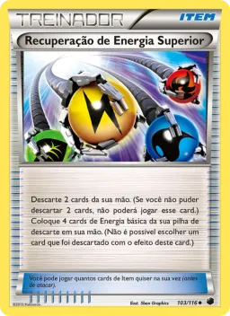 Recuperação de Energia Superior 103 Congelamento de Plasma
