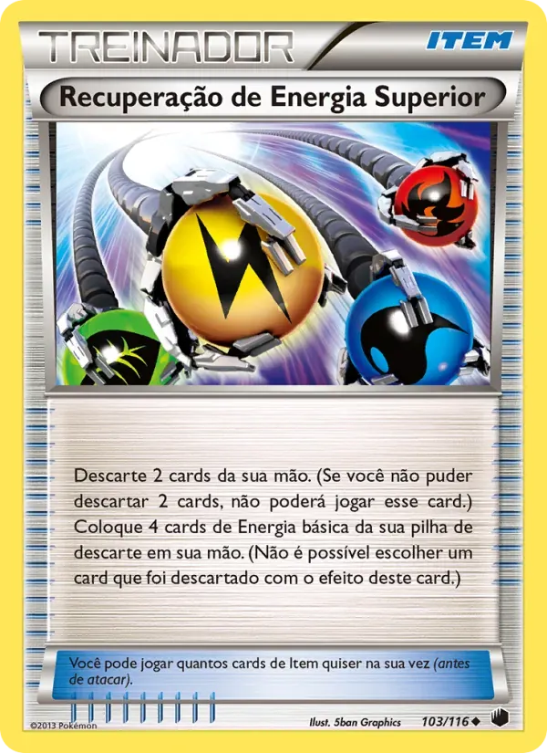 Recuperação de Energia Superior 103/116 Congelamento de Plasma