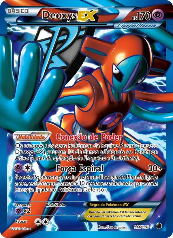 Deoxys-EX 111/116 Congelamento de Plasma