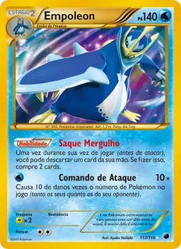Empoleon 117 Congelamento de Plasma