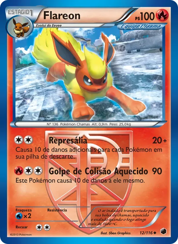 Flareon 12/116 Congelamento de Plasma