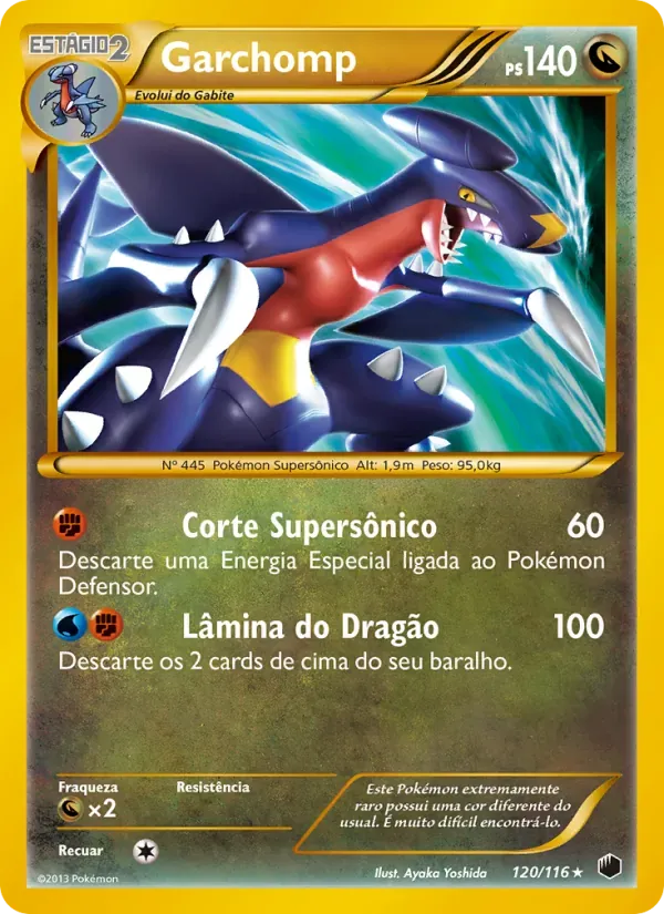 Garchomp 120/116 Congelamento de Plasma