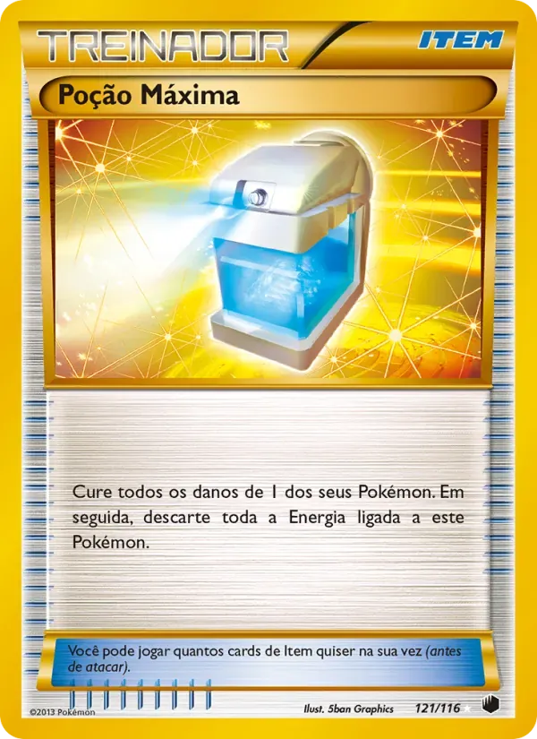 Poção Máxima 121/116 Congelamento de Plasma