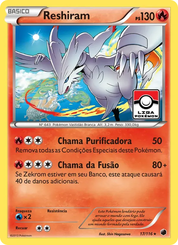 Reshiram 17/116 Congelamento de Plasma