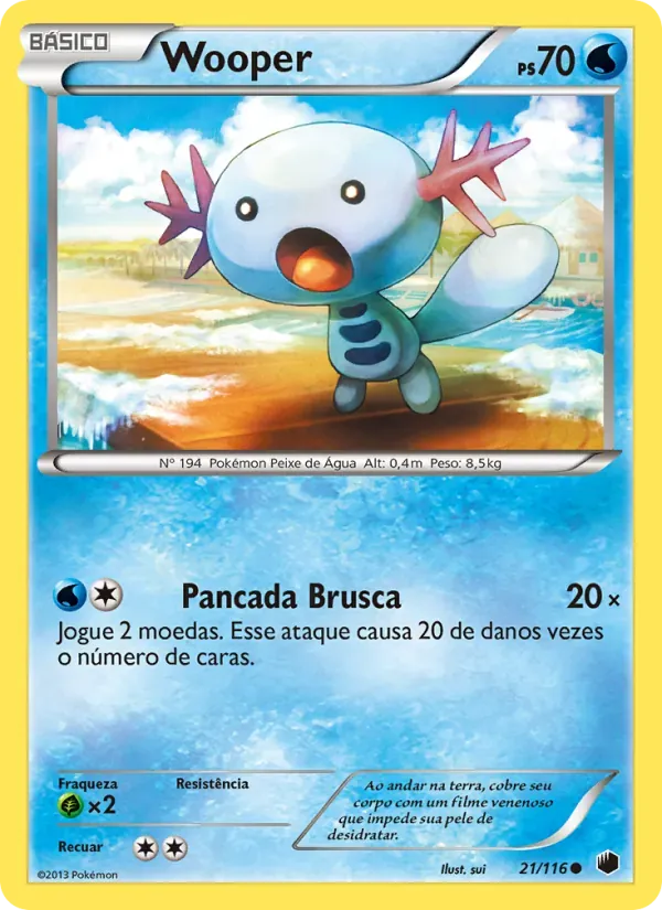 Wooper 21/116 Congelamento de Plasma