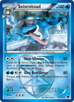 Seismitoad 26 Congelamento de Plasma