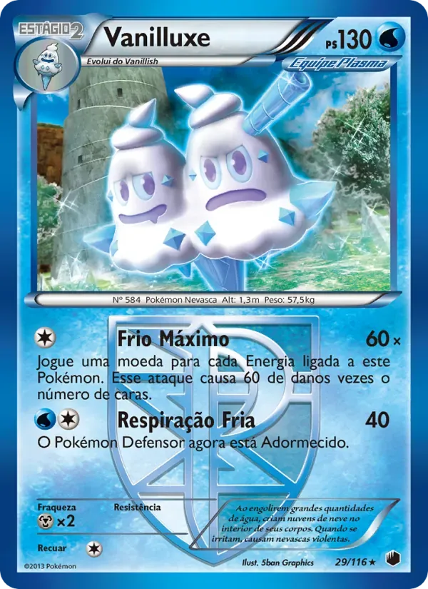 Vanilluxe 29/116 Congelamento de Plasma
