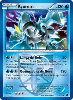 Kyurem 31 Congelamento de Plasma