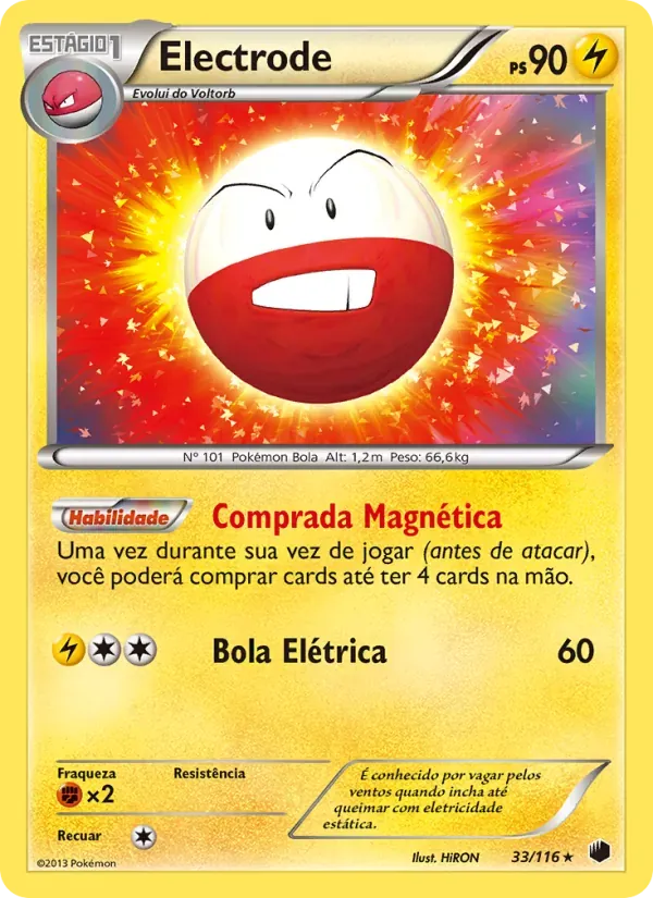 Electrode 33/116 Congelamento de Plasma