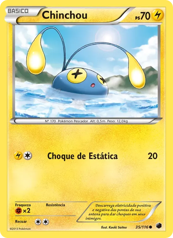 Chinchou 35/116 Congelamento de Plasma