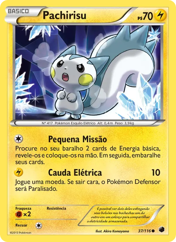 Pachirisu 37/116 Congelamento de Plasma