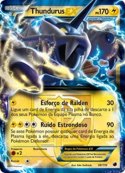 Thundurus-EX 38 Congelamento de Plasma