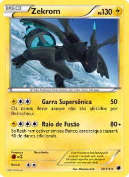 Zekrom 39 Congelamento de Plasma