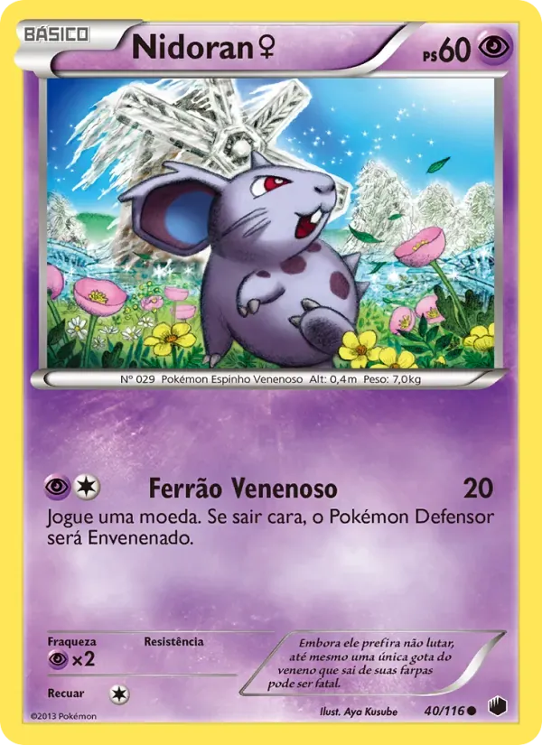 Nidoran♀ 40/116 Congelamento de Plasma