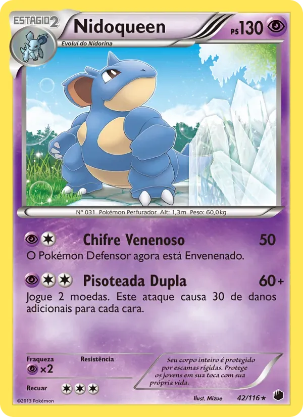 Nidoqueen 42/116 Congelamento de Plasma