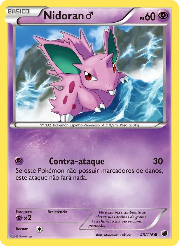 Nidoran♂ 43/116 Congelamento de Plasma