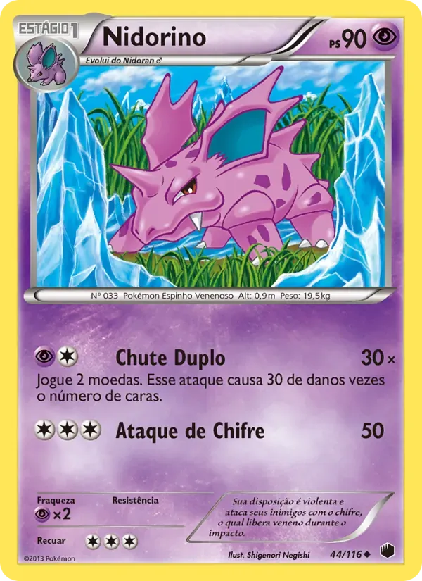 Nidorino 44/116 Congelamento de Plasma