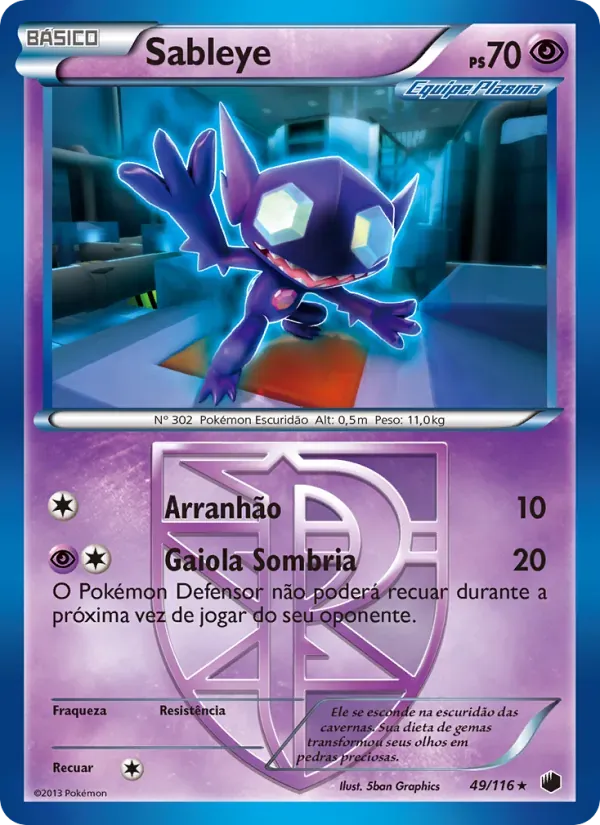 Sableye 49/116 Congelamento de Plasma