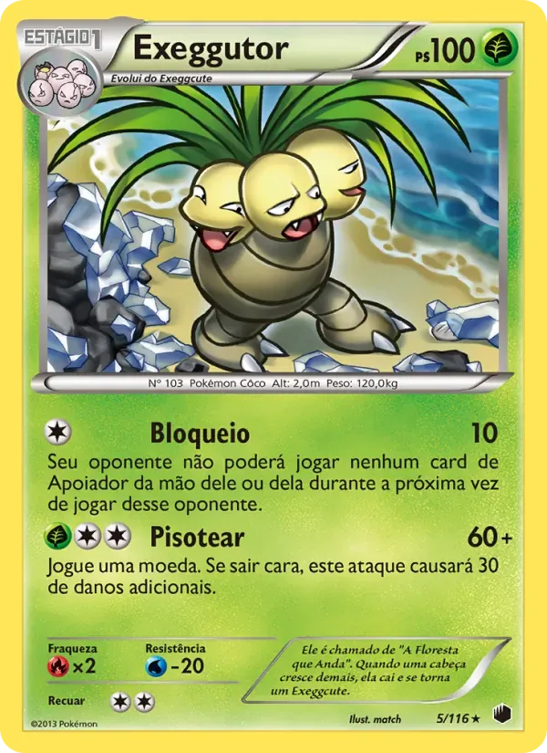 Exeggutor 5/116 Congelamento de Plasma