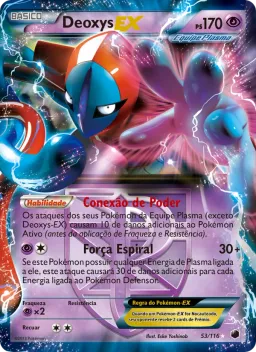 Deoxys-EX 53 Congelamento de Plasma