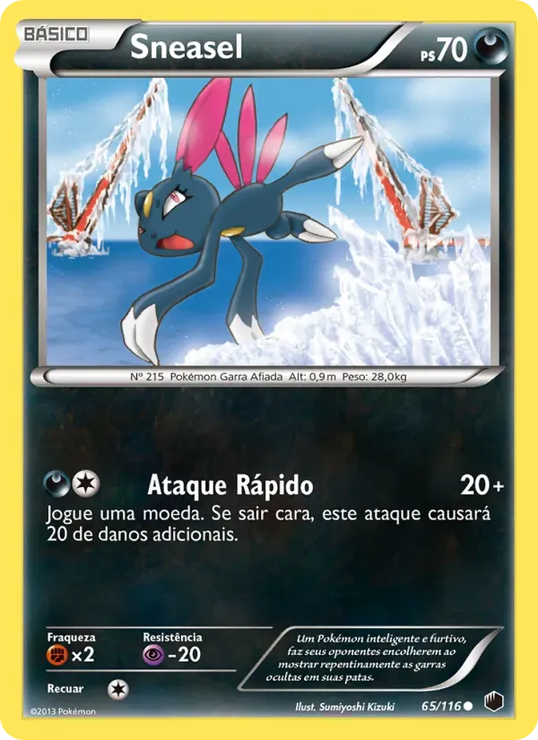 Sneasel 65/116 Congelamento de Plasma