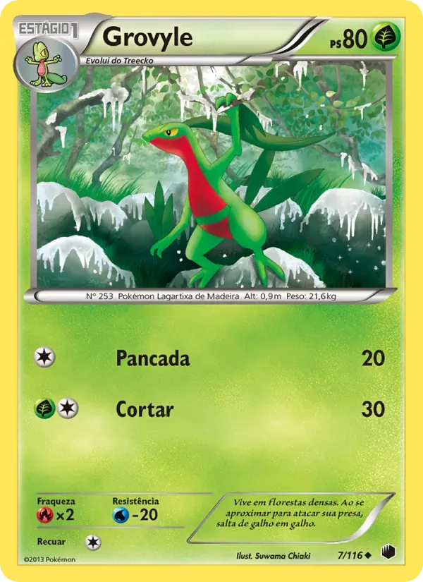 Grovyle 7/116 Congelamento de Plasma