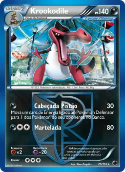 Krookodile 70 Congelamento de Plasma
