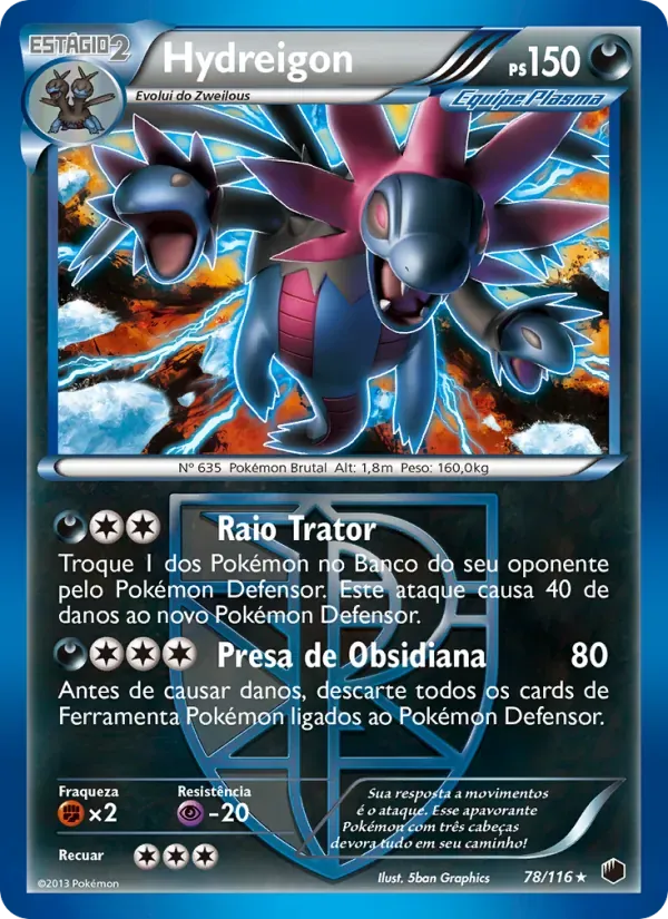 Hydreigon 78/116 Congelamento de Plasma