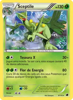 Sceptile 8 Congelamento de Plasma
