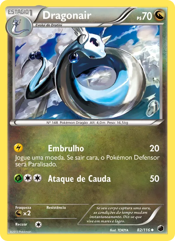 Dragonair 82/116 Congelamento de Plasma