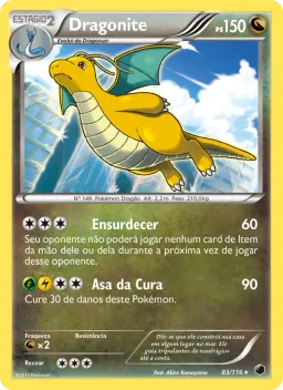 Dragonite 83 Congelamento de Plasma