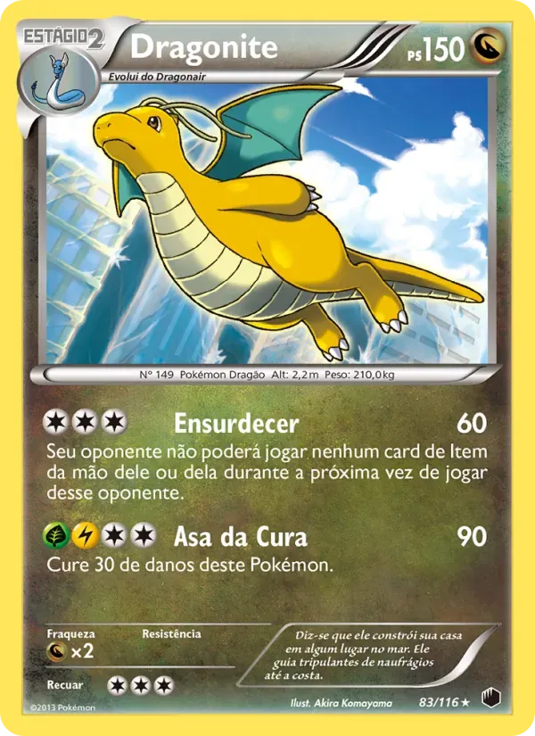 Dragonite 83/116 Congelamento de Plasma