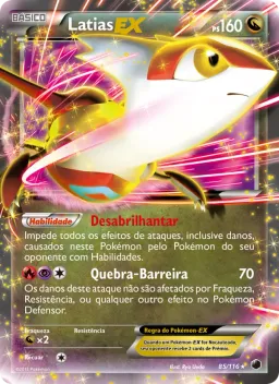 Latias-EX 85 Congelamento de Plasma