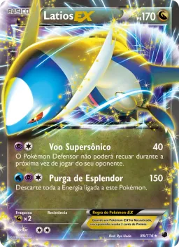 Latios-EX 86 Congelamento de Plasma
