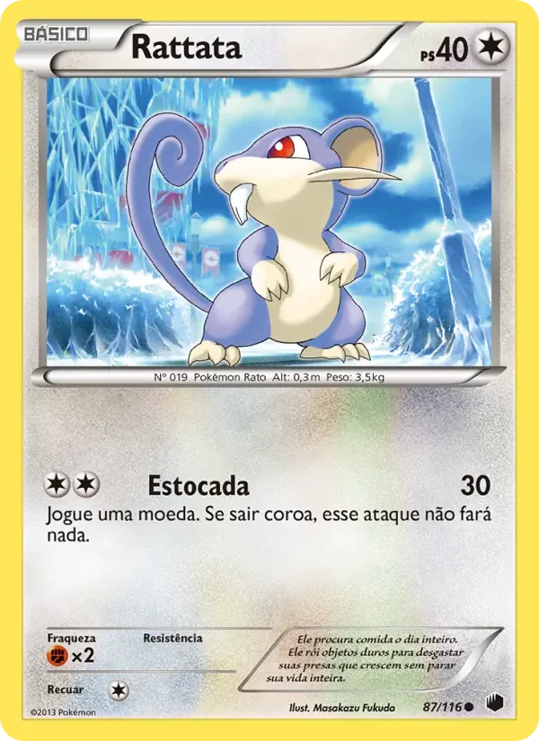Rattata 87/116 Congelamento de Plasma