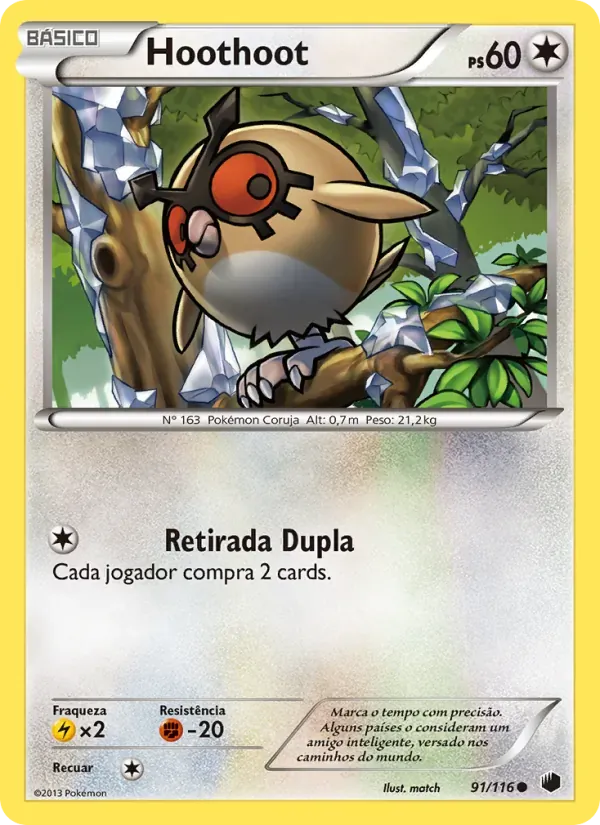 Hoothoot 91/116 Congelamento de Plasma