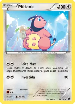 Miltank 93 Congelamento de Plasma