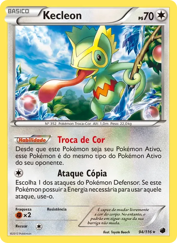 Kecleon 94/116 Congelamento de Plasma