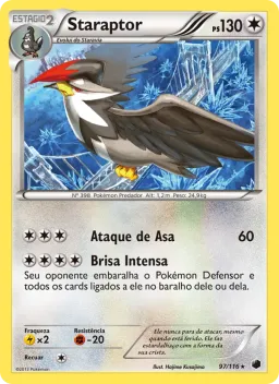 Staraptor 97 Congelamento de Plasma