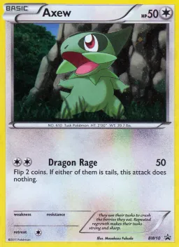 Axew BW10 BW Black Star Promos