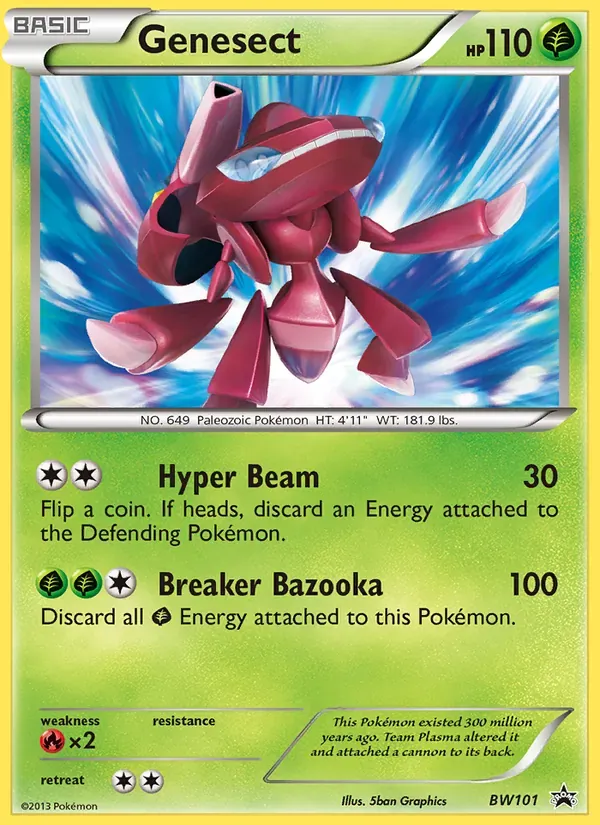 Genesect BW101/101 BW Black Star Promos