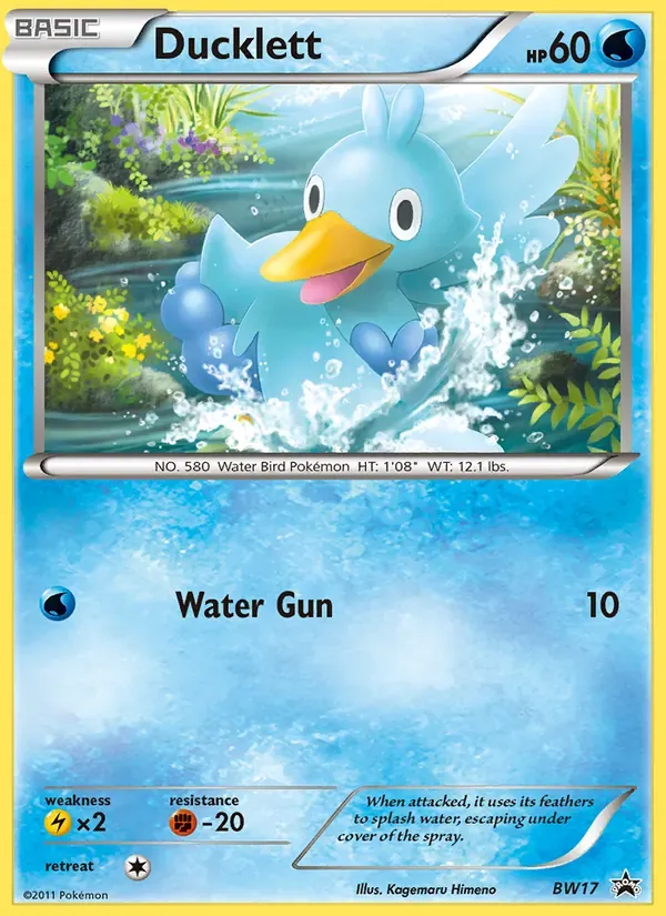Ducklett BW17/101 BW Black Star Promos