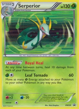 Serperior BW20 BW Black Star Promos