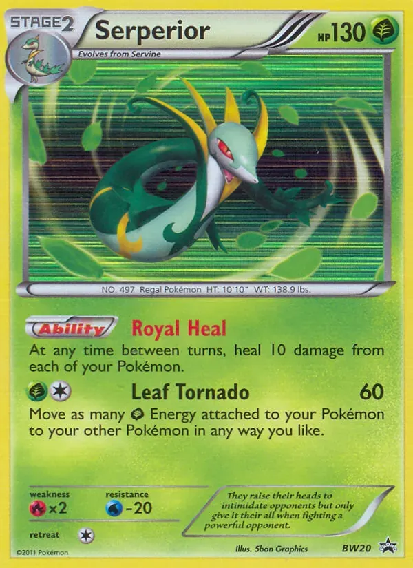 Serperior BW20/101 BW Black Star Promos