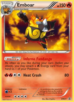 Emboar BW21 BW Black Star Promos