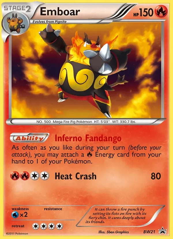 Emboar BW21/101 BW Black Star Promos