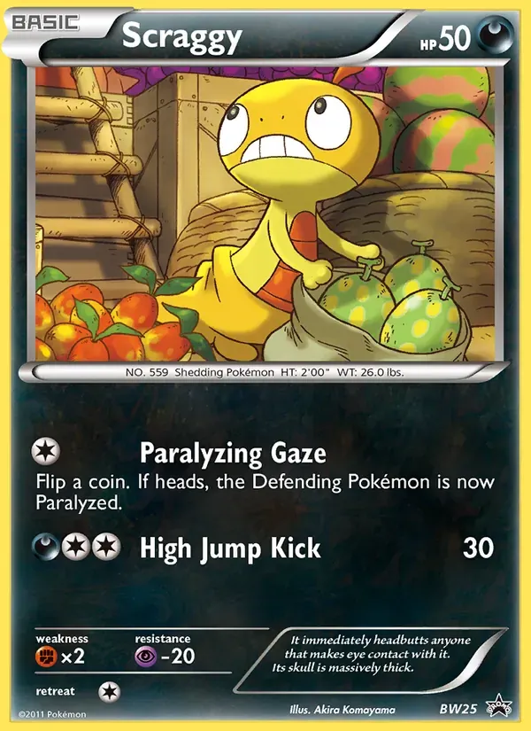 Scraggy BW25/101 BW Black Star Promos