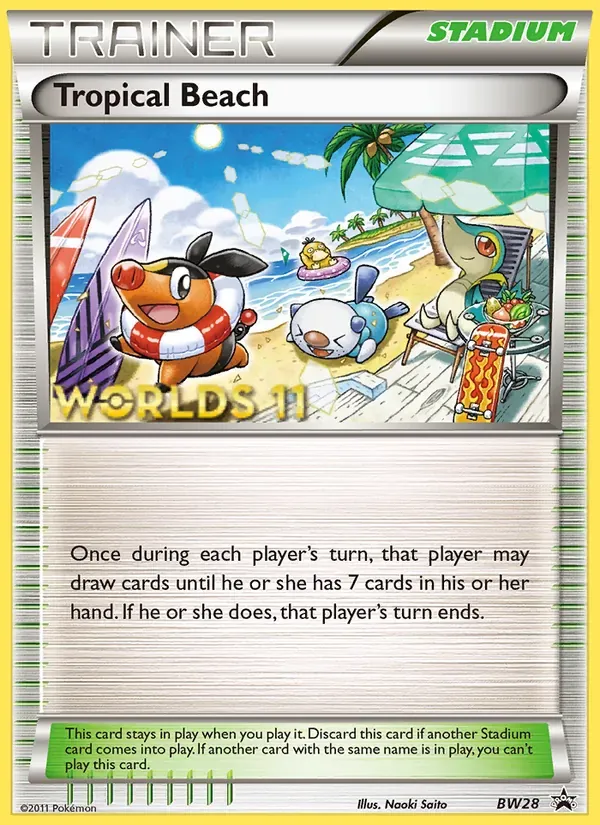 Tropical Beach BW28/101 BW Black Star Promos
