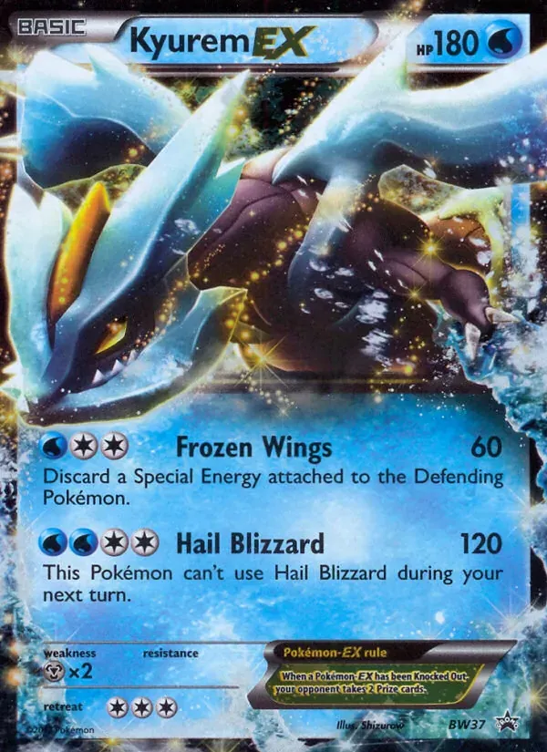 Kyurem-EX BW37/101 BW Black Star Promos
